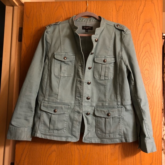 Talbots Jackets & Blazers - NWOT Talbots Blue Jean Jacket (petite XL)